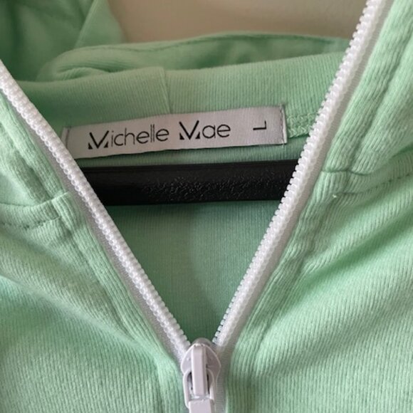 Michelle Mae Mint Coloured Size L Hoodie   NWOT - Picture 4 of 7